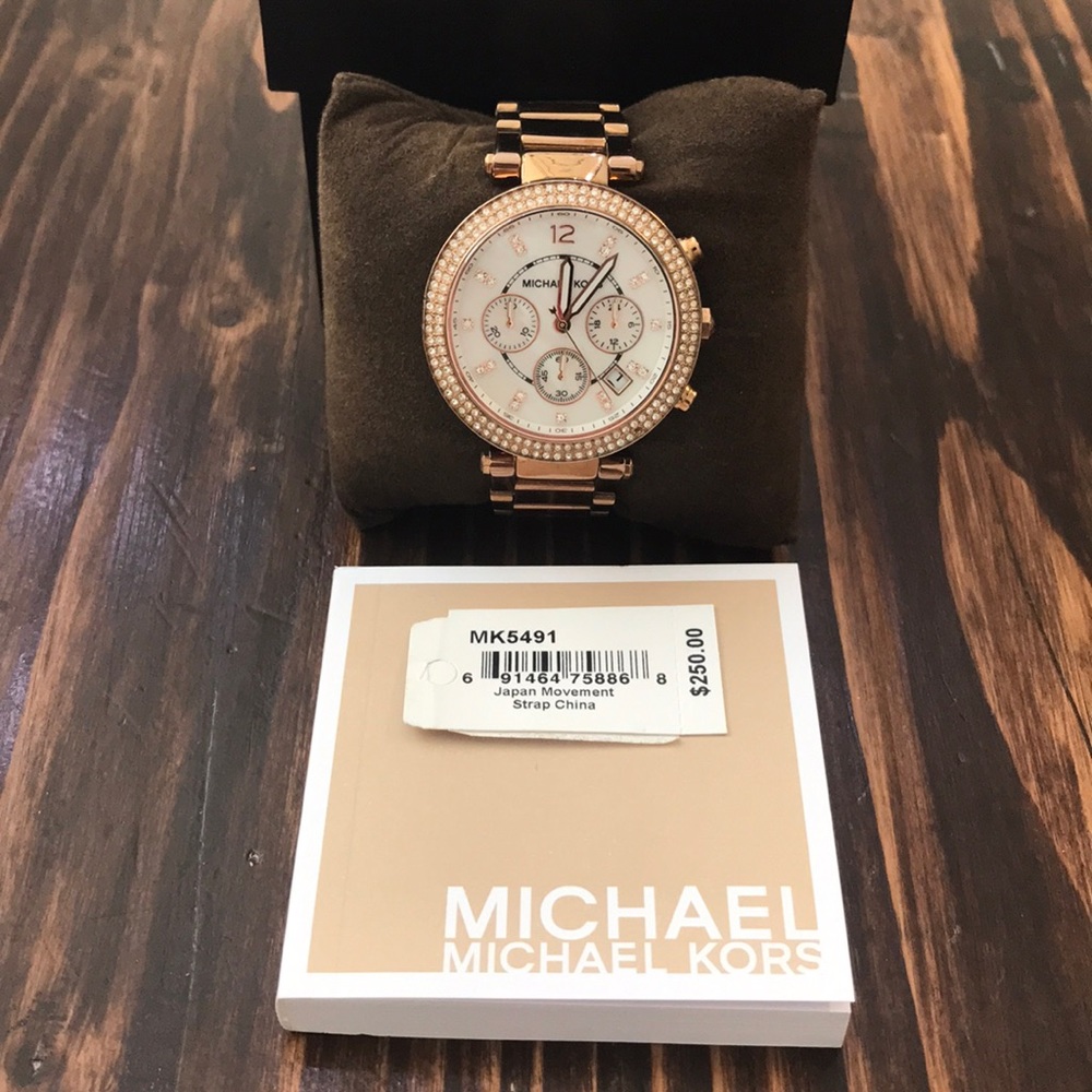 Michael Kors Rose Gold-Tone Watch